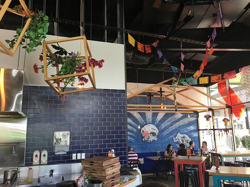 From floor to ceiling, everything is vibrant