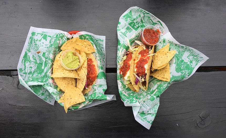 Simple, tasty hard shelled tacos